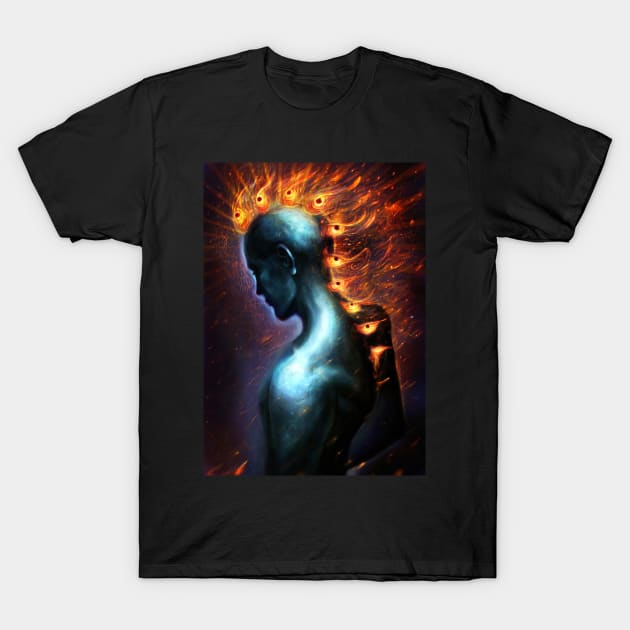 Kundalini awakening T-Shirt by louisdyer